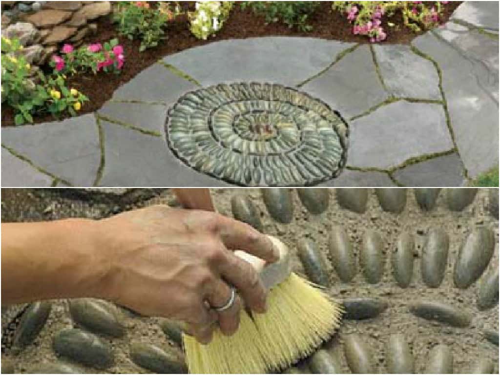Come realizzare un mosaico nella pavimentazione della zona outdoor